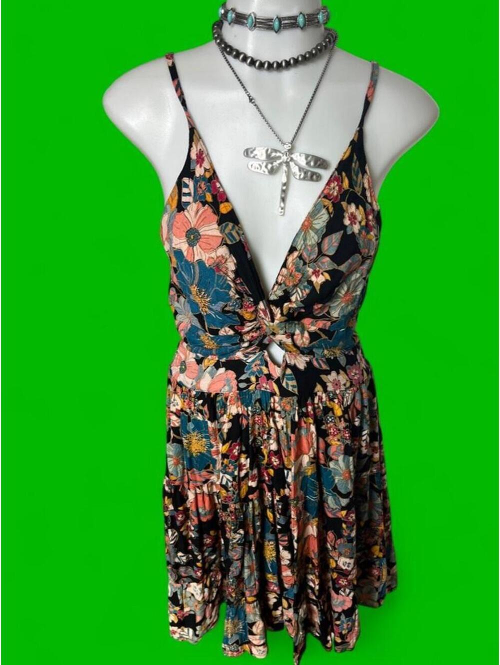 Angie Women's Multi and Black Dress